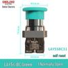 Mushroom Head Push Button Switch LAY5-BC31/BC42, Self-Resetting, XB2 22mm Large Head BC35 Metal