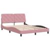VidaXL Cadre de Lit avec Lumières LED, Lit Rembourré, Sommier à Lattes, Lit Double, Lit Adulte de Chambre à Coucher 3213848