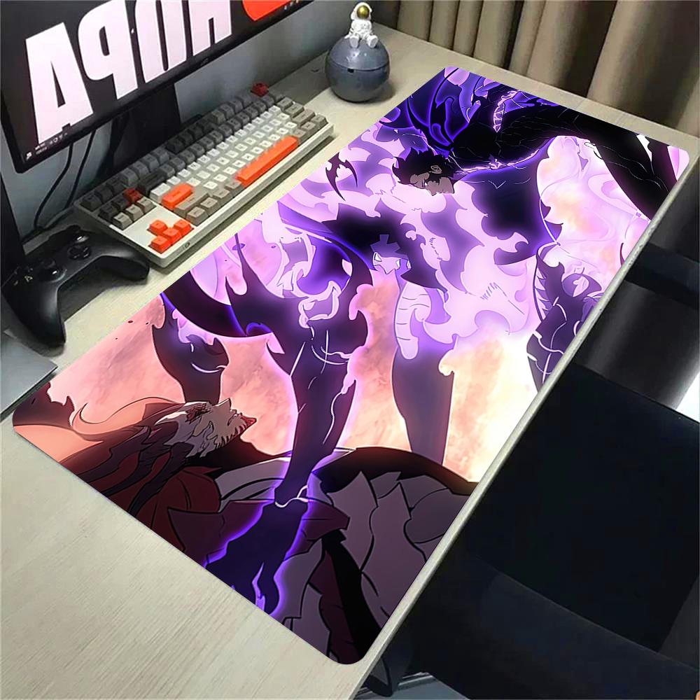Anime Solo Leveling HD Printing Mousepad xmm Computer Gamer Lock Edge Nonslip Mouse Pad XXL Keyboard PC Protect Table Pad