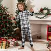 Print Cute Family Set Pajamas, Home Clothes, Family Set Long Sleeve Top Pants Set