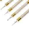 5Pcs Double Ended Nail Brushes Professional DIY Nail Art Liner Brush Dotting Pen with Dustproof Lid for Home Nail Salon