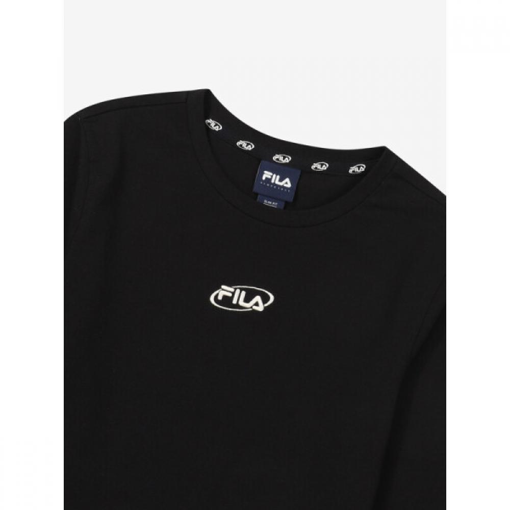 Fila HeriTage Crop Round Long Sleeve T shirT