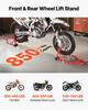 Motorcycle Front & Rear Stand Lift 850lb Spoolift Paddock Swingarm Arm Red