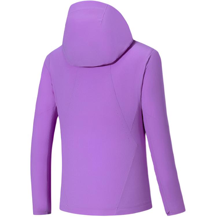 Anta Champion Outdoor Series Solid Color Hooded Zipper Versatile Casual Jacket Women jackets 162620610-4