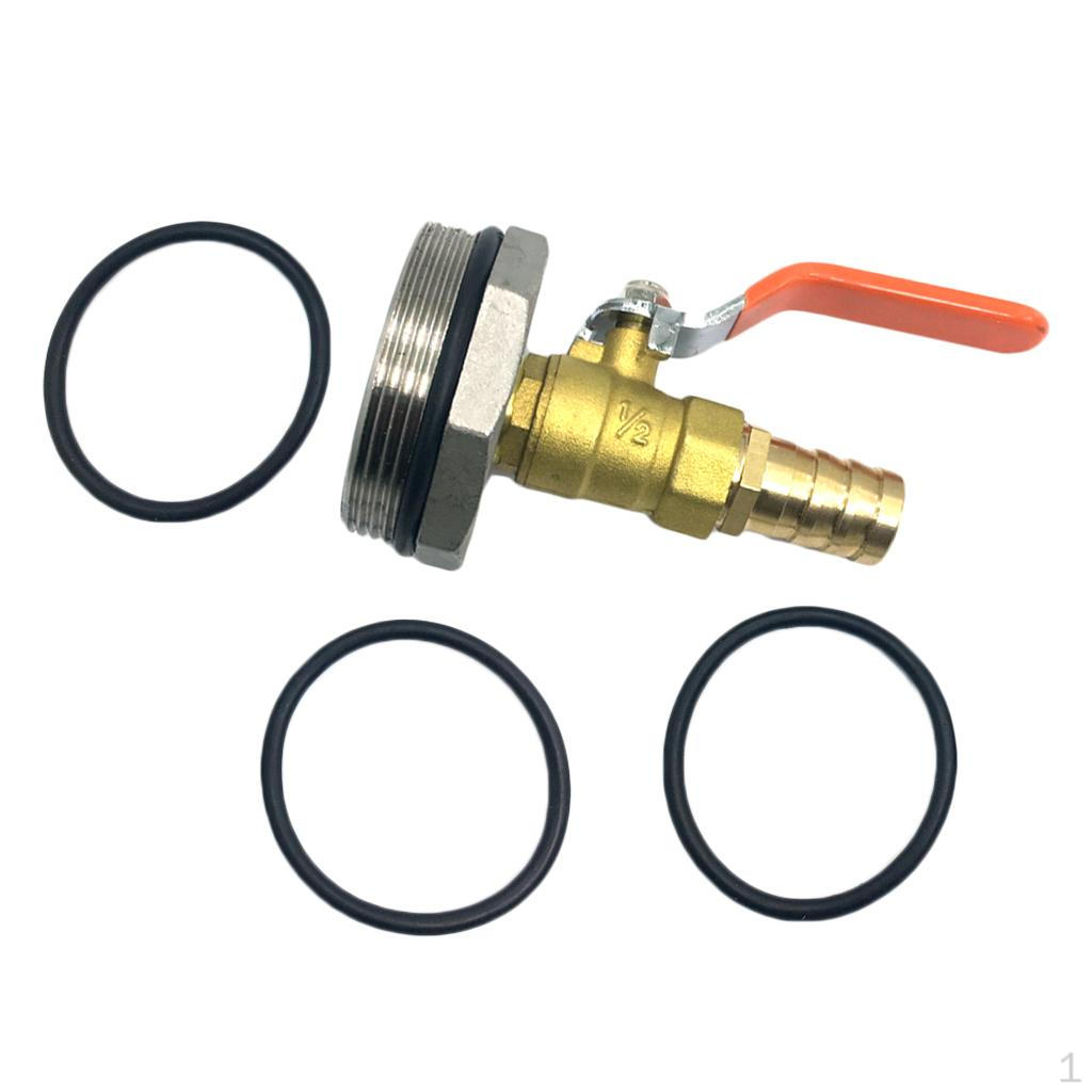 

58mm Ton Barrel Valve Copper For 200/210L 50-gallon Straight