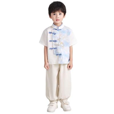 ROMON Boys' Traditional Chinese Hanfu Set