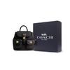 COACH Hadley Smooth Leather Backpack Medium Women's Black CBH09-IMBLK
