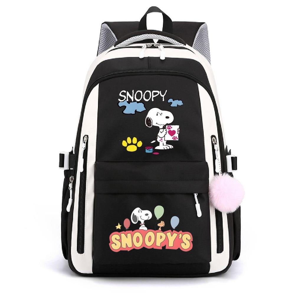 Large Capacity Schoolbag with Shoulder Strap; Student Three-piece Pencil Case Set