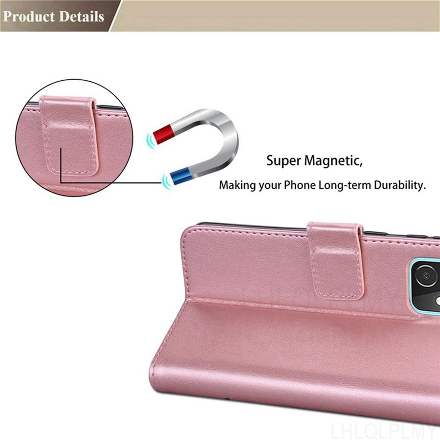 Rose Leather Wallet Flip Case For Vivo Y22S V29E Y01 Y16 Y35 Y02 Y02S Y15S V25E V27 V25 Pro 5G Y36 Y78 V27E Y17S Y27 Y27S Cover