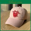 Baseball Cap Embroidered Cotton Sun Hat With Adjustable Strap For Outdoor Casual Wear