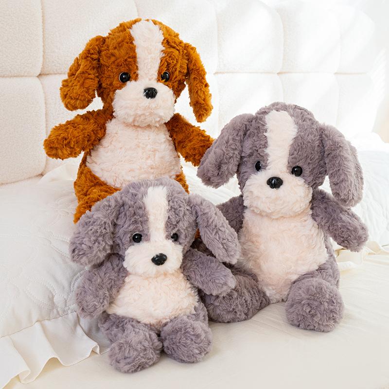 Cute Cartoon Dog Plush Toy Stuffed Soft Animal Puppy Sleep Hug Pillow Sofa Cushion For Children Kids Birthday Christmas Gifts