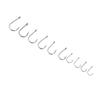 BAAU 2000Pcs Mixed Size 3-12 High Carbon Steel Carp Fishing Hooks Pack with Hole with Retail Box Jigging Bait