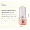 Portable Bottle Electric 6 Blades Multifunction Juice Blender Fresh Juice Smoothie Blender Ice Crushcup Food Processor