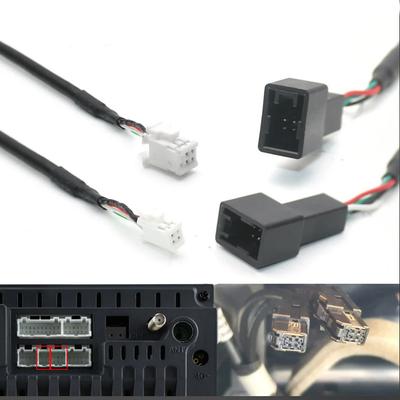 4pinový 6pinový kabelový adaptér pro autorádio pro Mitsubishi PAJERO ASX Android multimediální přehrávač
