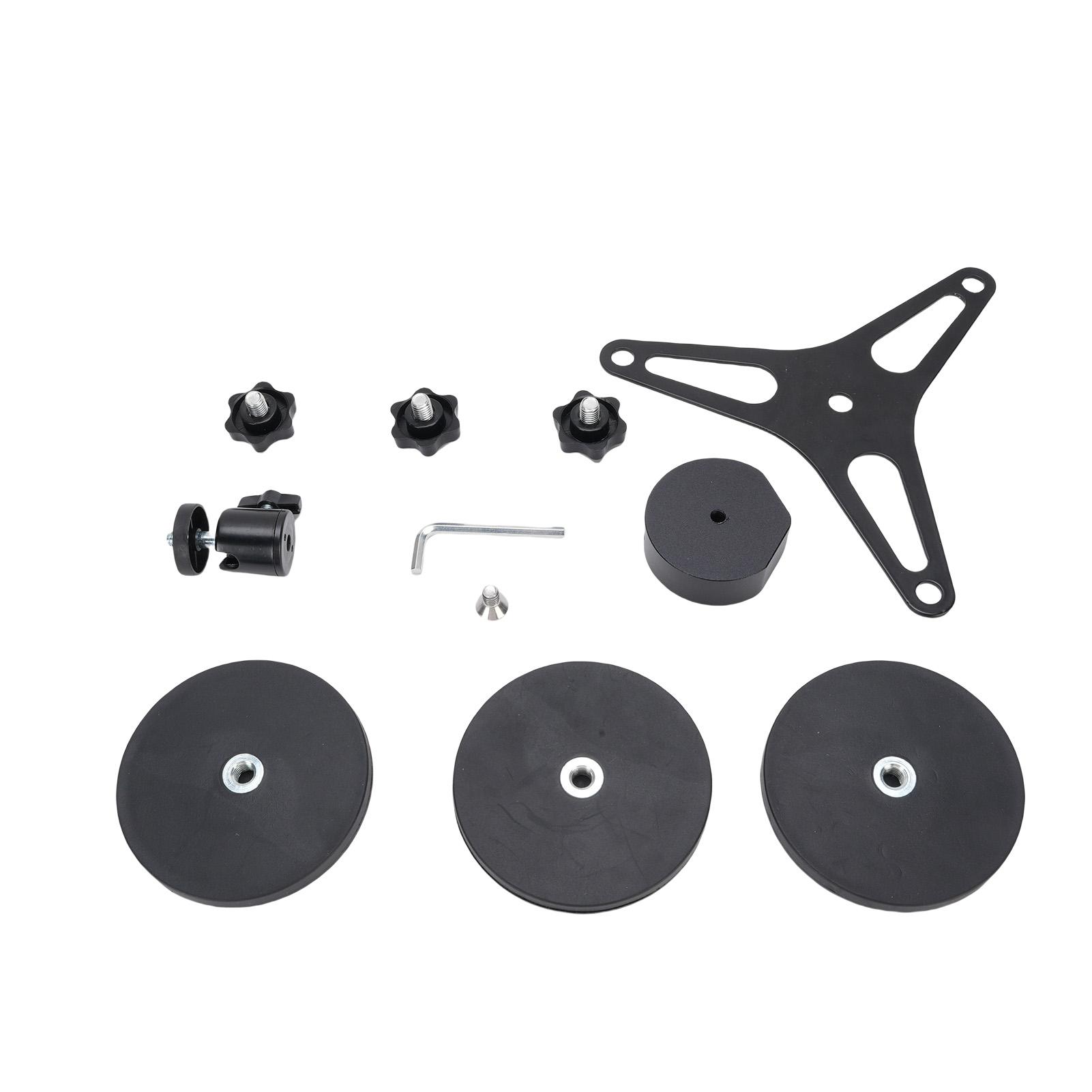 

Magnetic Roof Mount Kit Fit for Mini 3 Magnets Internet Satellite Dish Car Roof Mounting Bracket for Outdoor Black
