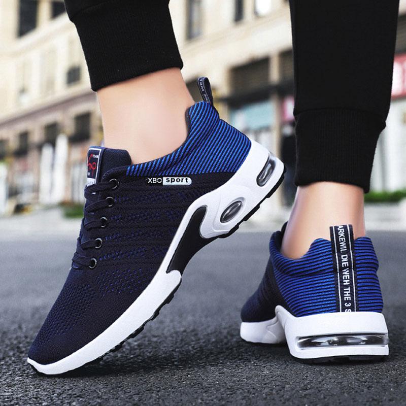 2022 Men'S Mesh Breathable Sweat-Absorbent Sneakers Lightweight Comfortable Casual Shoes Male Outdoor Low Top Running Shoes