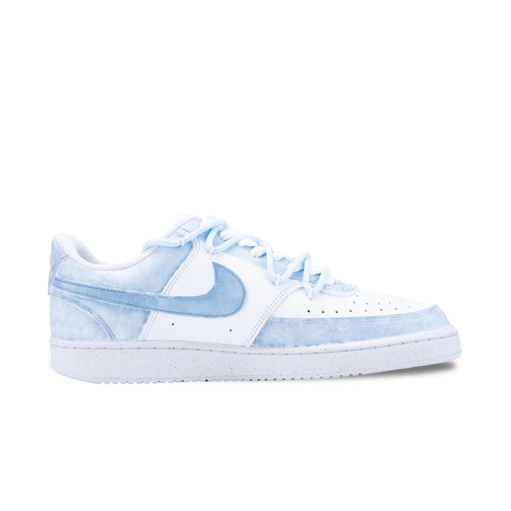 Nike Court Vision 1 Skateboard Shoes Unisex Low top White/Blue DH2987-100(Team626-)