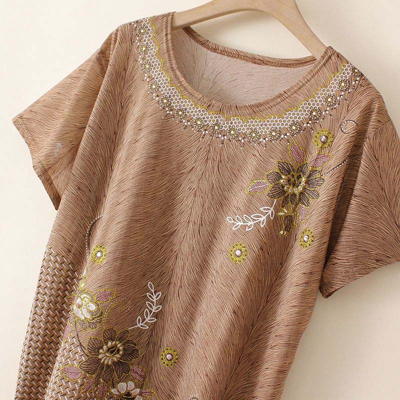 Dámský oblek 2ks sada Bavlněné tričko a kalhoty Bavlna Oversize Volné Ležérní Letní kostým Dvoudílné svrchní kalhoty