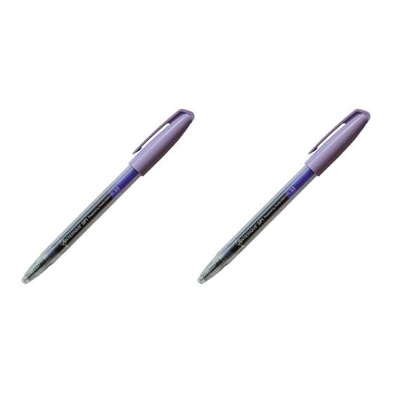 Anterique Gel Ink Ballpoint Pen, 0.5mm, Cap Knock Gel Ballpoint, Violet, GP1-5CV
