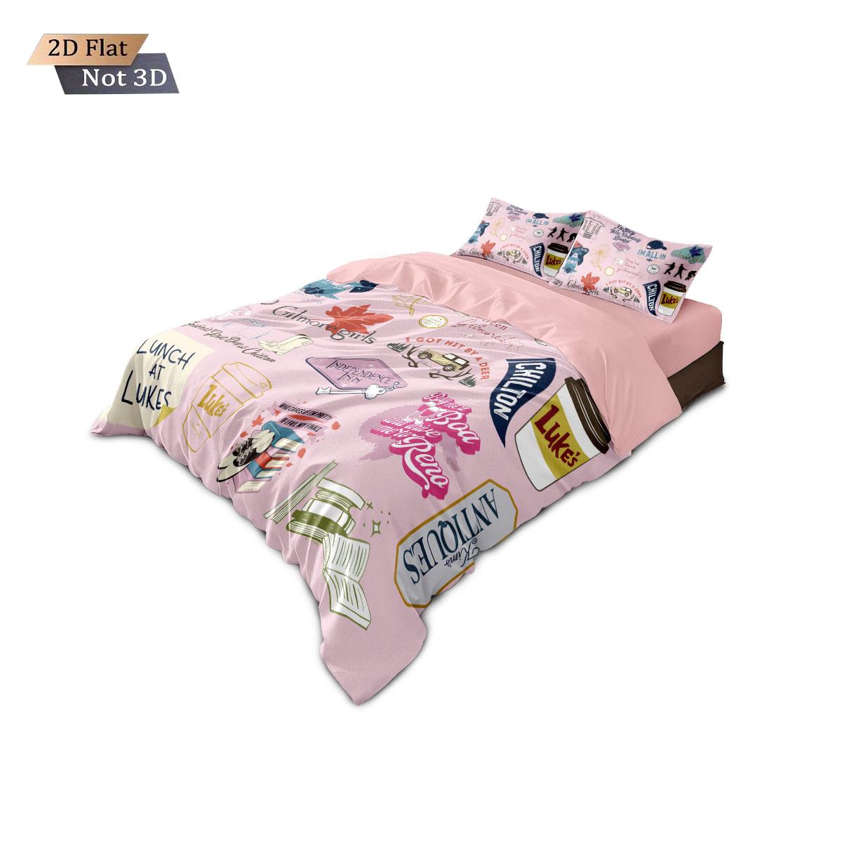 

3Pcs Gilmore Girls Printed Coreless Bedding Set Multi Size Bedrooms Dormitory Duvet Cover Soft Decoration Machine Washable 135x200cm-EU-Single&set