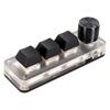 USB-Anschluss Mechanische Tastatur 3 Tasten 1 Drehknopf/4 Tasten Programmierbare Tastatur Desktop-PC