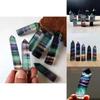 Elegant Natural Fluorite Quartz Crystal Stone Healing Amethyst Hexagonal Wand Point For Wellness And Balance