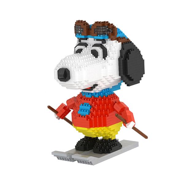 

Comics Nanoblock - Puppy Pilot and Chick Snoopy Block, Puppy Pilot and Chick, популярные корейские игрушки Large Puppy Boy Ski