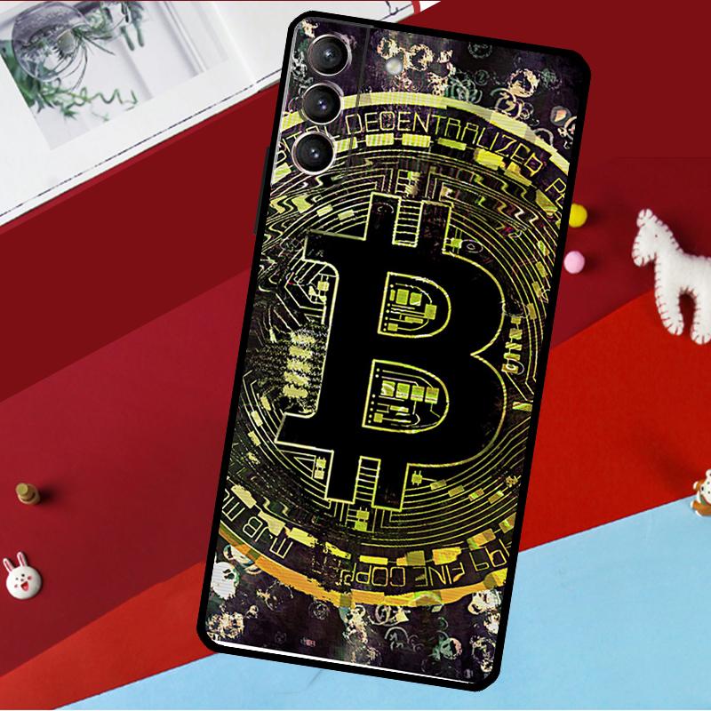 Bitcoin BTC Funda For Samsung Galaxy S26 S25 S23 S22 S20 S24 Ultra S9 S10 Plus S21 FE S25 FE Phone Case