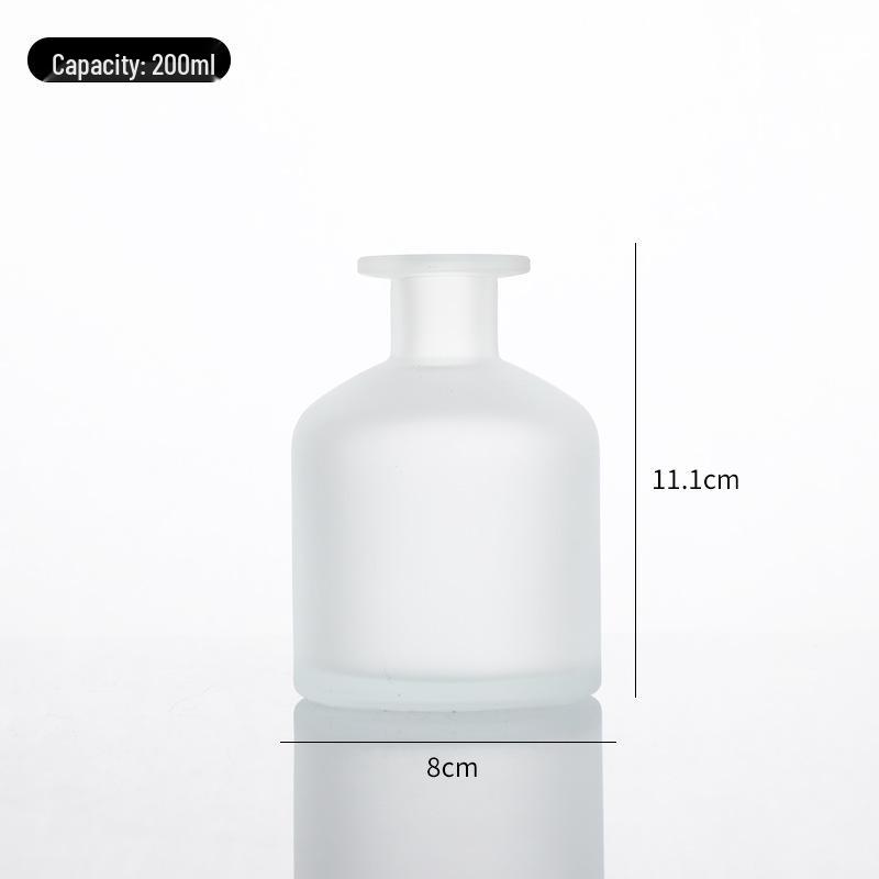 Hot Selling 100ml Large Belly Colored Glass Aroma Diffuser Bottle - Transparent or Frosted