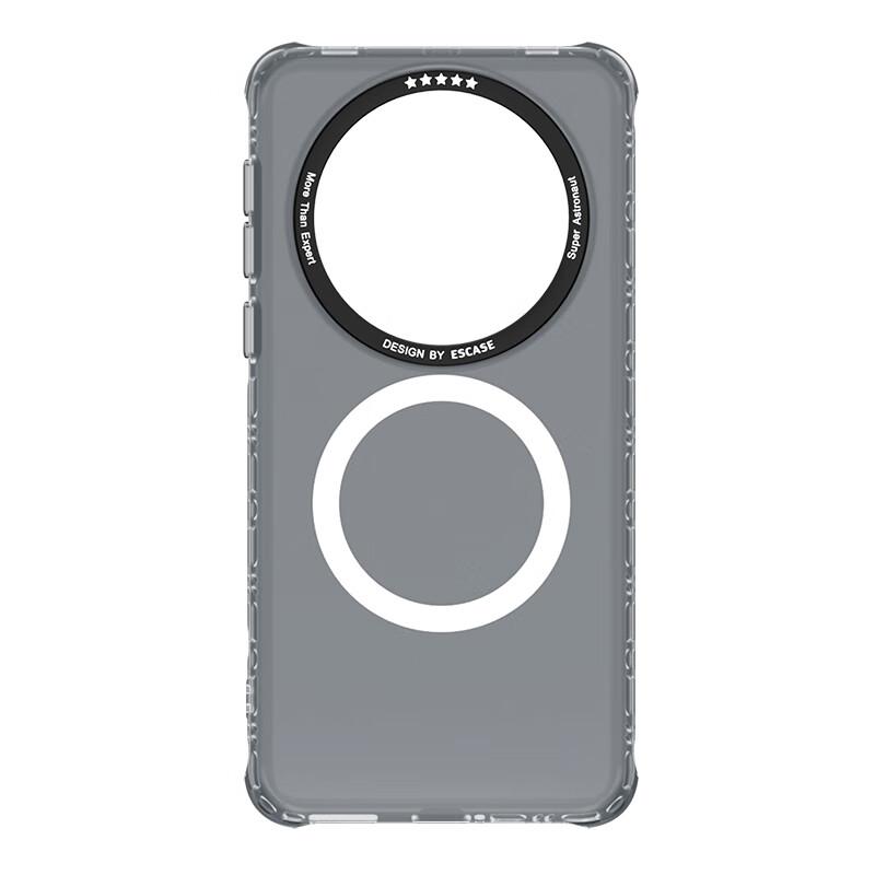 Huawei Mate60Pro/Pro+ Phone Case, Magnetic Full Coverage Shockproof Matte Frosted Hard, Ultra-Thin Simple High-End Business Outer Case, Elegant Black