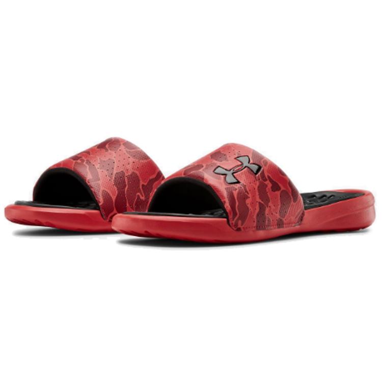 Under Armour Playmaker Diverge Slides Sandals Red 3022714-600