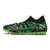 Puma Future 19.3 Netfit Round Toe Lace-Up Low Top MG Soccer Shoes Unisex Soccer Shoes Green Black 105541-03