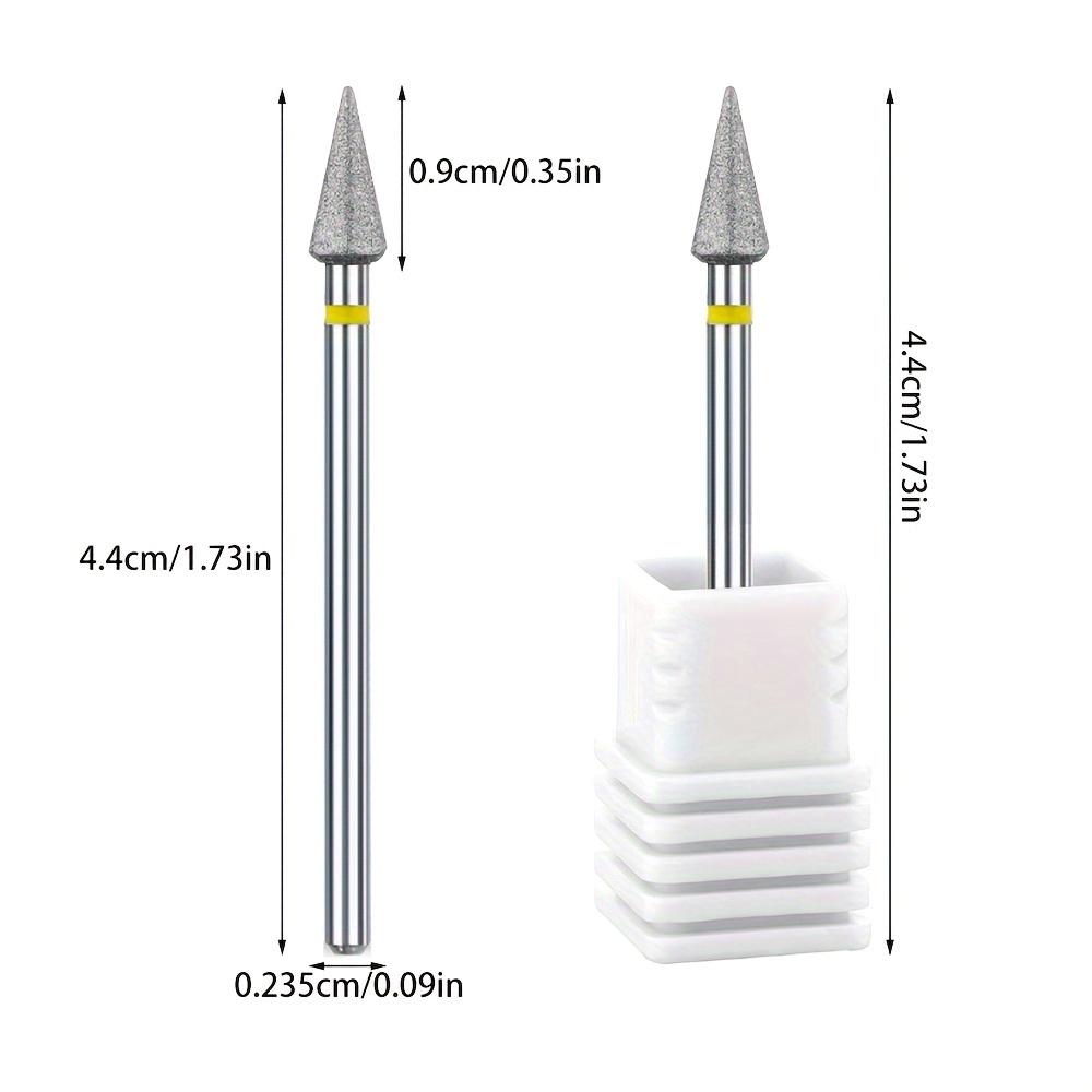 

1/2/3 шт. нейл-арт маленький треугольный шлифовальный наконечник алмазный шлифовальный наконечник полировальный наконечник обрезка ногтей для удаления омертвевшей кожи ноготь