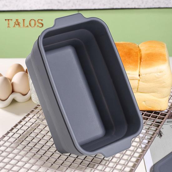 Foldable Silicone Bread Mold Food-Grade Rectangular Sourdough Baking Pan & Storage Container for Toast Cakes Space-Saving Kitchen Tool for Home