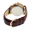 Leather [Salvatore Marra] Watch, Multi-faceted Glass, Strap, Gradient, Women's, Brown/Pink Gold, SM22151-PGBR
