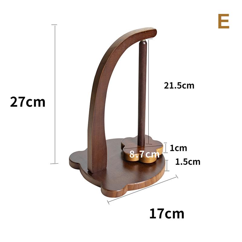 Wooden Yarn Holder Spinning Knitting Tools Crochet Yarn Holder Rotating Thread Spool Wool Ball Winder Rotation Spinner E