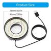 USB Powered Microscope Lamp White LED Microscope Ring Light  Industry Microscope