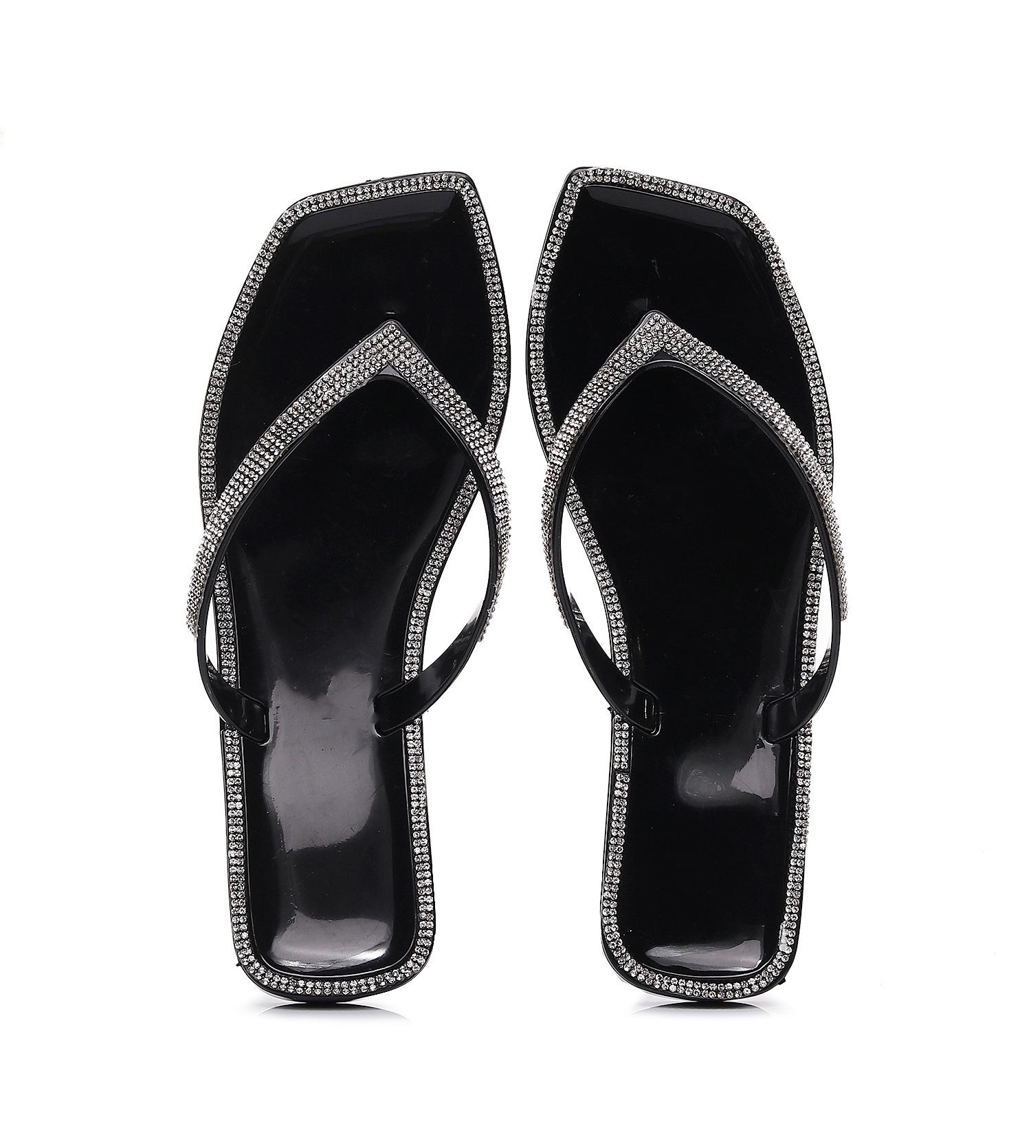 

Модные женские шлепанцы Женские летние тапочки Уличная летняя пляжная обувь Модный бренд Слипоны Женские тапочки Женские кожаные сандалии 41 чёрный