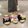 Fashion Cute Plush Cotton Mop Girl Comfortable Autumn and Winter Suede Casual Non-slip Slippers Thick Bottom Cartoon Fluff Mop