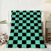 Japanischer Anime Samurai Wurfdecke Weiche Flanelldecke Warm Knie Hautfreundlich Überwurf für Sofa Büro Bett Reisen Winter Übergröße