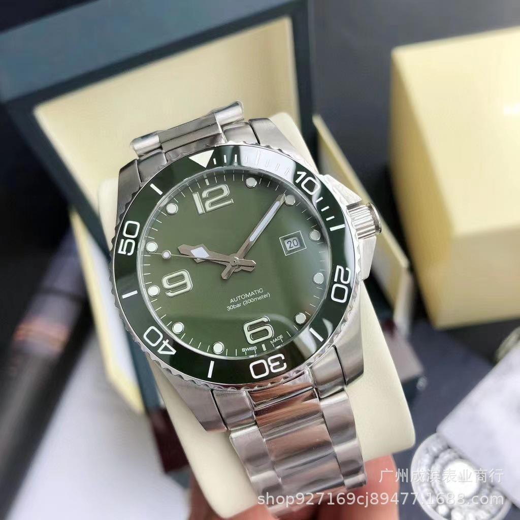 Automatic Mechanical Diving Watch Steel Belt Business Station West