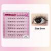 6 Rows Self Adhesive Eyelashes No Glue Individual Lashes High Quality Soft Idol Lash Clusters