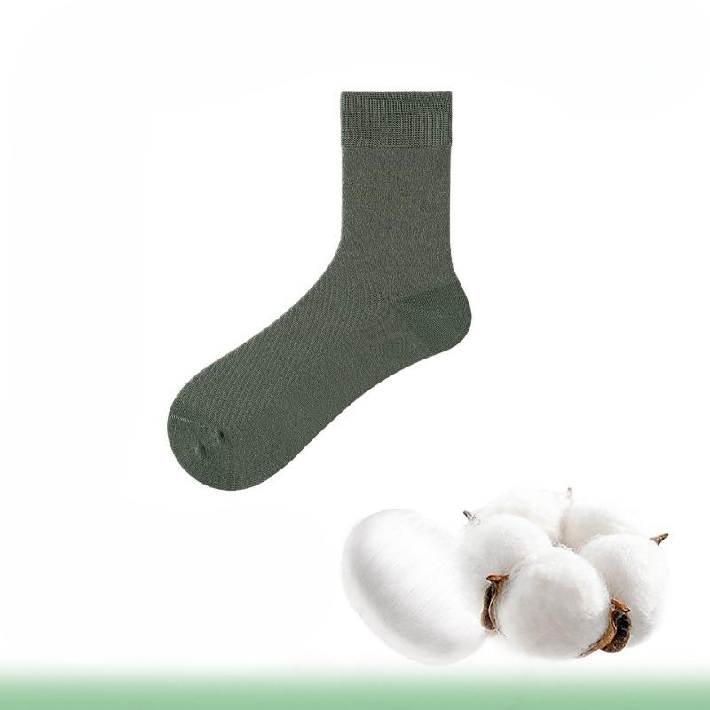 Chasang Silk Stockings - Men's Anti-odor, Antibacterial, Sweat-absorbing, Breathable, Thin Mesh Mid-Calf Socks
