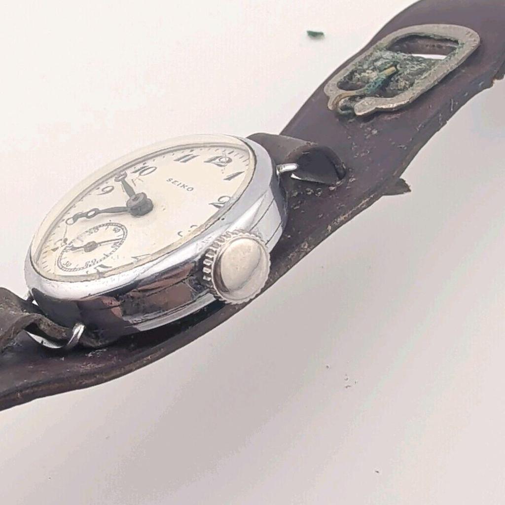 Used Pre-war SEIKO Seikosha Morris Type 10 Hand-winding Sub-second Working Antique