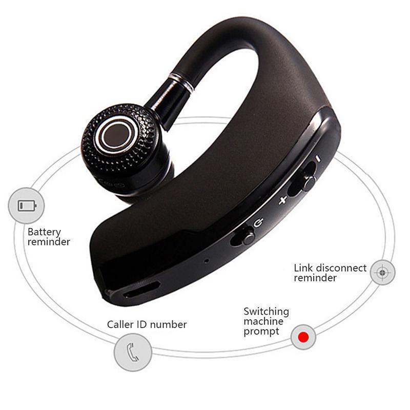 Bluetooth Holly-Hungry Business High-Higher Naistances High-profile Communication Headset Headphones with HD Microphone for the Driver Sports Phone
