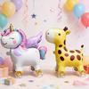3D Walking Animal Balloons with Wheels