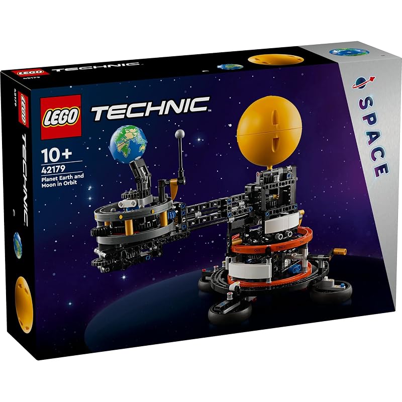 LEGO Technic Earth and Moon Orbit 526 Pieces STEM Toy, Birthday/Christmas Gift, Building Blocks, Boys, Girls, Children Ages 10, 11, 12, Elementary