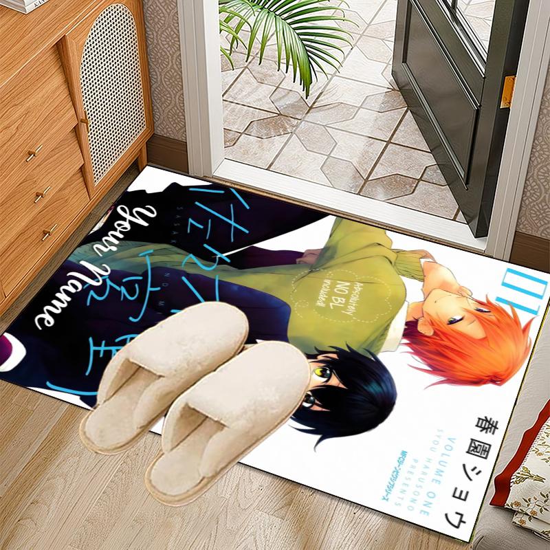 Custom Name Sasaki Miyano Rug Office Rug, Indoor Rug, Chair Rug, Living Rooms, Doormat Game Rug Home Decor Birthday Christmas Gifts