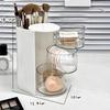 Stojan na štětce na make-up Úložný box Velká kapacita Otočný design Víceúčelový Organizér na náušnice, náramky a vlasové doplňky