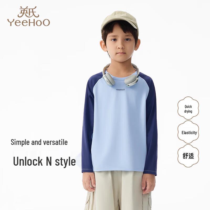 YEEHOO Kids' Autumn Long-Sleeve Round Neck T-Shirt